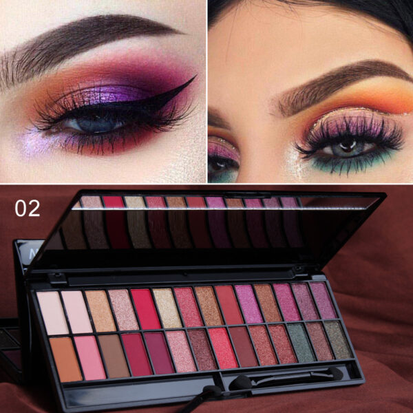 Paleta de Sombra Impermeável com Escova, Sombra de Olhos Nude, Maquiagem, Longa Duração, 28 Cores, Cosméticos, TSLM1 - Image 13