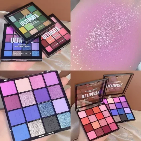 Paleta de Sombra para Maquiagem Beleza, Sombra, Shimmer Glitter Powder, Fácil de Usar - Image 9