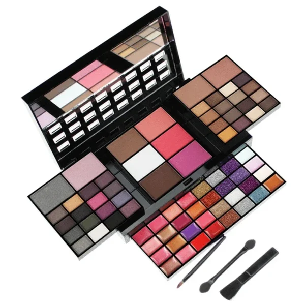 Miss Rose Professional Makeup 194 Color Matte Shimmer Palette Cosmetic Foundation Powder Blush Eyebrow Contouring Beauty Kit Box - Image 8